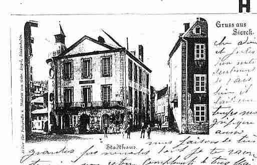 Ville de SIERCKLESBAINS Carte postale ancienne