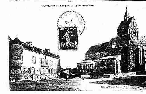 Ville de SOMMEVOIRE Carte postale ancienne