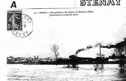 Ville de STENAY Carte postale ancienne