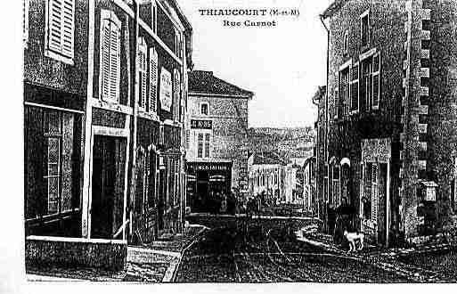 Ville de THIAUCOURTREGNIEVILLE Carte postale ancienne