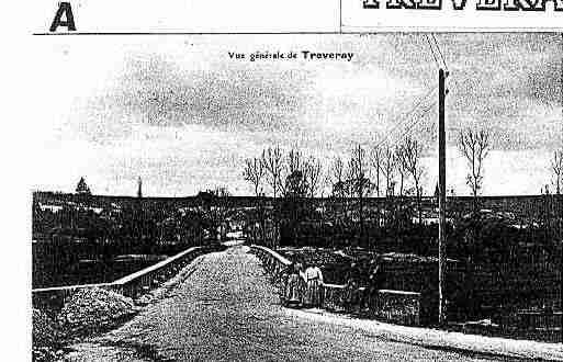 Ville de TREVERAY Carte postale ancienne