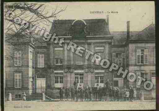 Ville de TREVERAY Carte postale ancienne