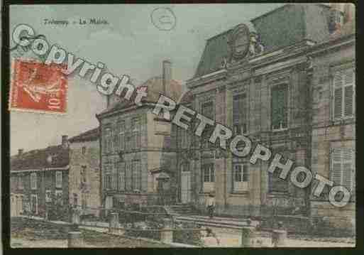 Ville de TREVERAY Carte postale ancienne