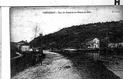 Ville de TREVERAY Carte postale ancienne