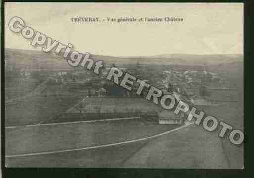 Ville de TREVERAY Carte postale ancienne