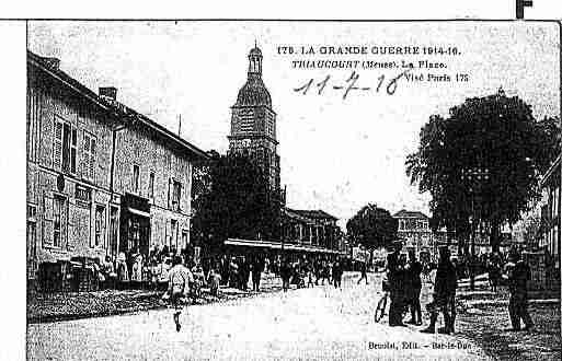 Ville de TRIAUCOURT Carte postale ancienne