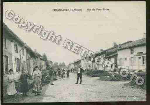 Ville de TRIAUCOURT Carte postale ancienne