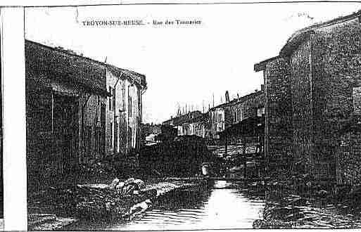 Ville de TROYON Carte postale ancienne