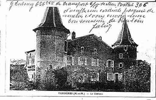 Ville de VANDIERES Carte postale ancienne