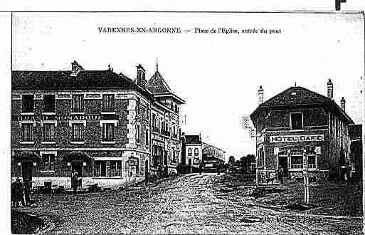 Ville de VARENNESENARGONNE Carte postale ancienne