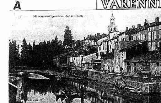 Ville de VARENNESENARGONNE Carte postale ancienne