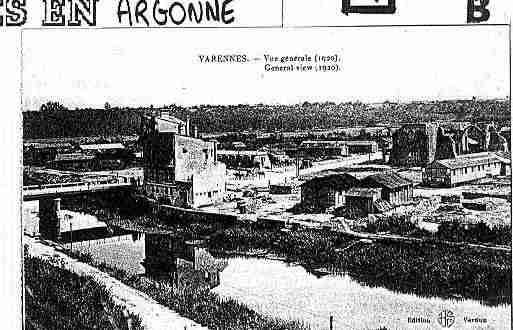 Ville de VARENNESENARGONNE Carte postale ancienne