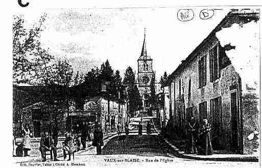 Ville de VAUXSURBLAISE Carte postale ancienne