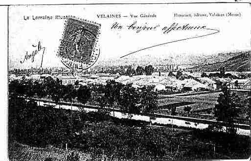 Ville de VELAINES Carte postale ancienne