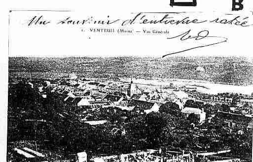 Ville de VENTEUIL Carte postale ancienne