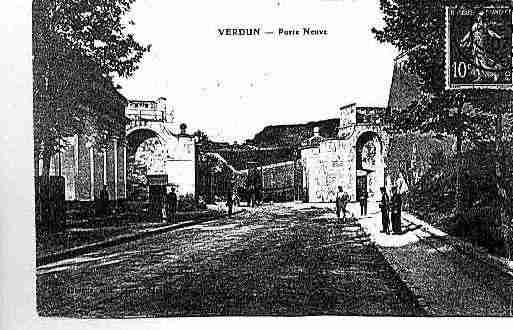 Ville de VERDUN Carte postale ancienne