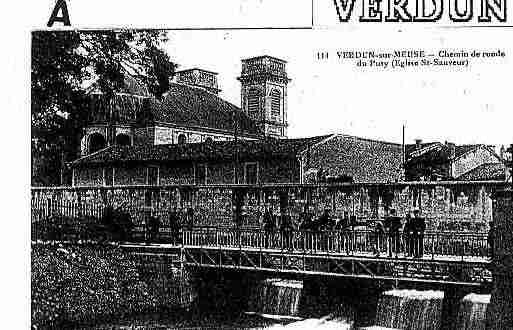 Ville de VERDUN Carte postale ancienne