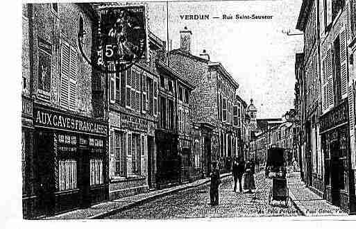 Ville de VERDUN Carte postale ancienne