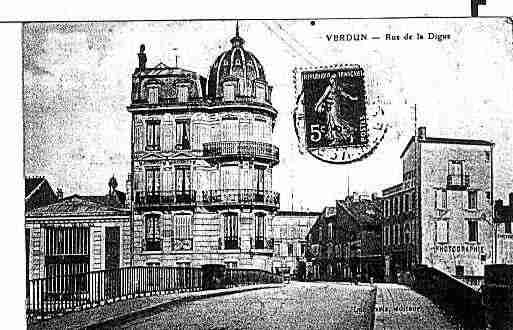 Ville de VERDUN Carte postale ancienne