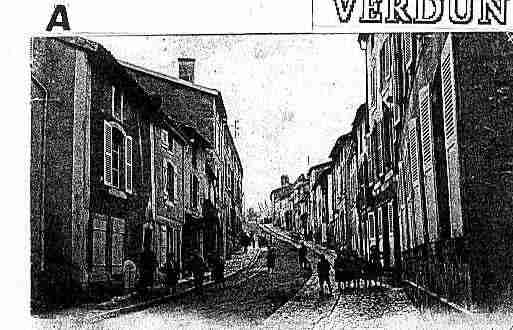 Ville de VERDUN Carte postale ancienne