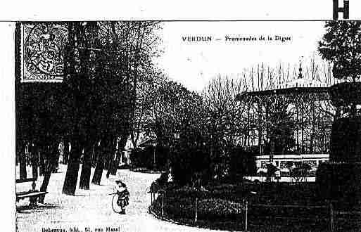 Ville de VERDUN Carte postale ancienne