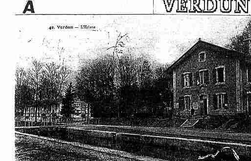 Ville de VERDUN Carte postale ancienne