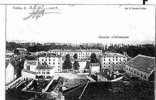 Ville de VERDUN Carte postale ancienne