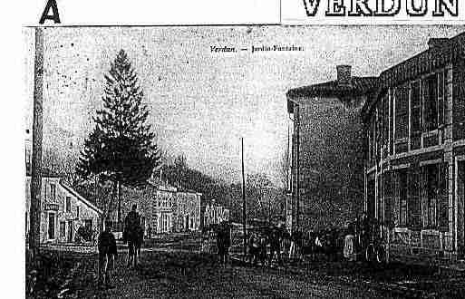 Ville de VERDUN Carte postale ancienne