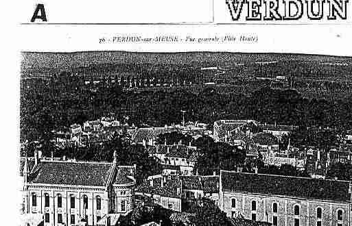 Ville de VERDUN Carte postale ancienne