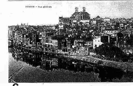 Ville de VERDUN Carte postale ancienne