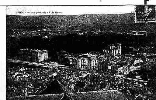 Ville de VERDUN Carte postale ancienne