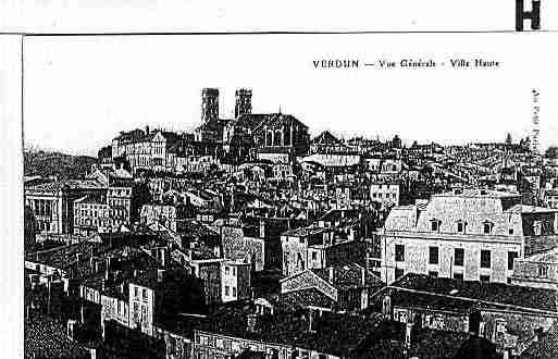 Ville de VERDUN Carte postale ancienne