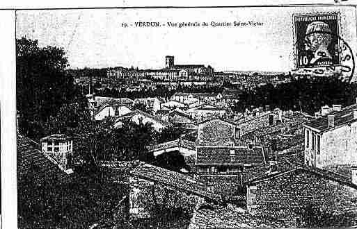 Ville de VERDUN Carte postale ancienne