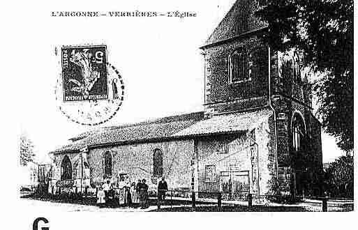 Ville de VERRIERES Carte postale ancienne