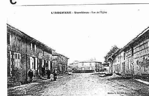 Ville de VERRIERES Carte postale ancienne