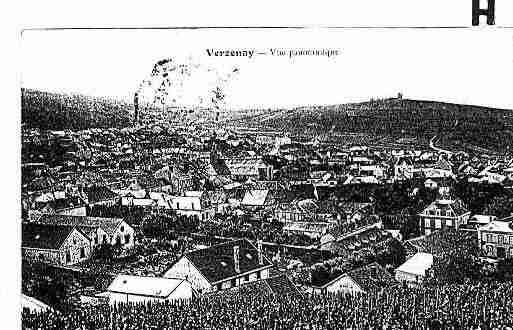 Ville de VERZENAY Carte postale ancienne