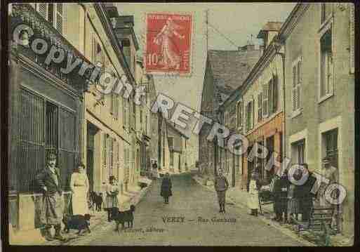 Ville de VERZY Carte postale ancienne