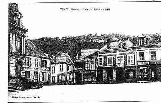 Ville de VERZY Carte postale ancienne