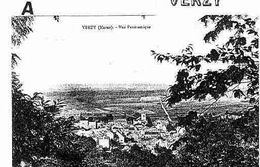 Ville de VERZY Carte postale ancienne