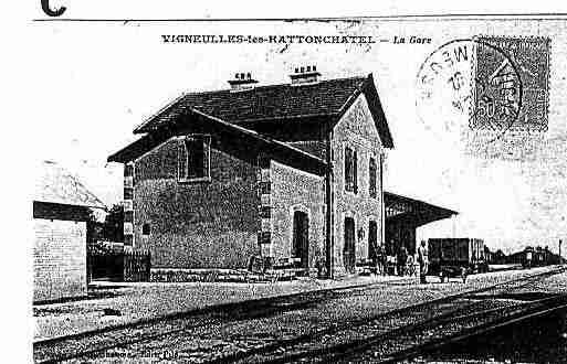 Ville de VIGNEULLESLESHATTONCHATEL Carte postale ancienne