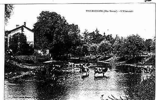 Ville de VILLEGUSIENLELAC Carte postale ancienne