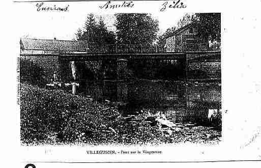 Ville de VILLEGUSIENLELAC Carte postale ancienne