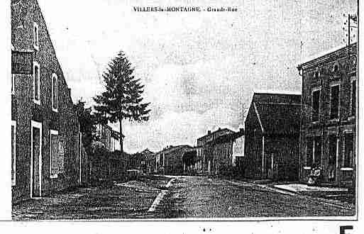 Ville de VILLERSLAMONTAGNE Carte postale ancienne