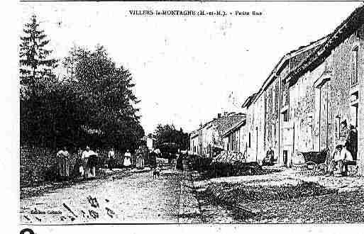 Ville de VILLERSLAMONTAGNE Carte postale ancienne