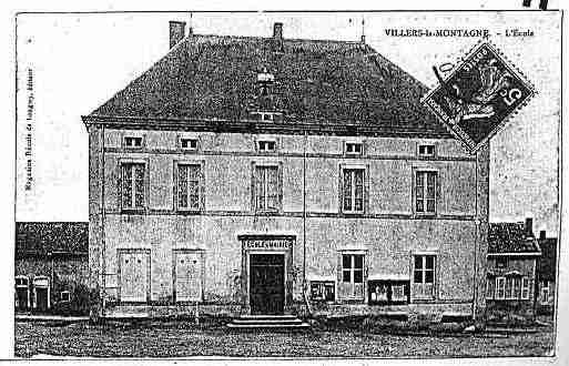 Ville de VILLERSLAMONTAGNE Carte postale ancienne