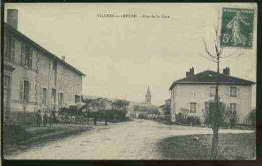 Ville de VILLERSSURMEUSE Carte postale ancienne