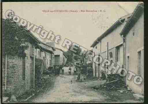 Ville de VILLESURCOUSANCES Carte postale ancienne