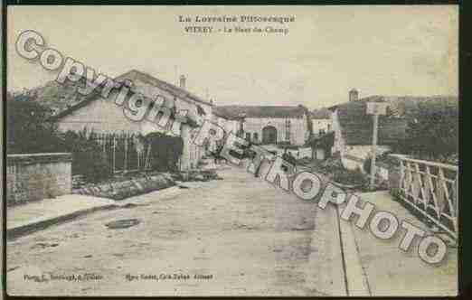 Ville de VITREY Carte postale ancienne