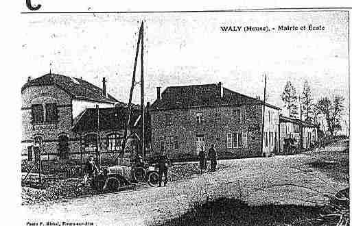 Ville de WALY Carte postale ancienne