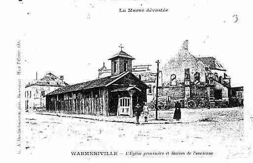 Ville de WARMERIVILLE Carte postale ancienne